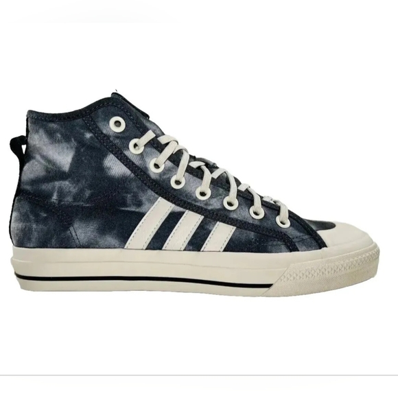 adidas Nizza Hi RF Originals Men's Shoes Grey Four/Wonder White NEW - Picture 1 of 8